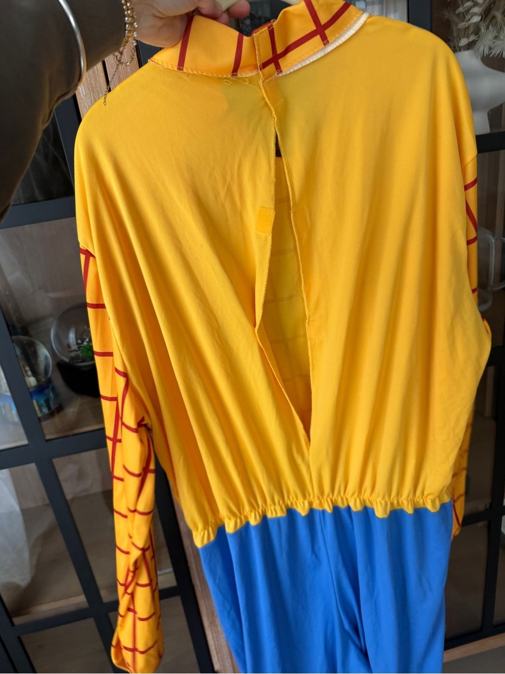 Men’s Woody Toy Story Pixar jumpsuit Halloween costume cowboy boots vest adult - Picture 9 of 10